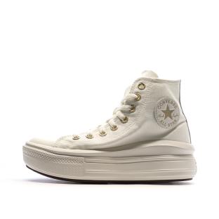 Baskets Blanches/Dorées Femme Converse All Star Move Tonal pas cher