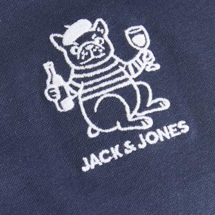 T-Shirt Marine Homme Jack & Jones Jordog vue 0