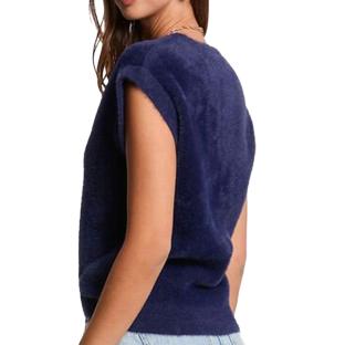 Pull Sans manches Marine Femme Morgan Cathy vue 2