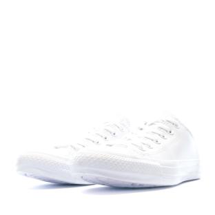 All Star Baskets blanches cuir Homme Converse vue 0