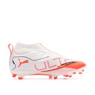 Chaussures de football Blanc/Rouge Garçon Puma Ultra 5 vue 0