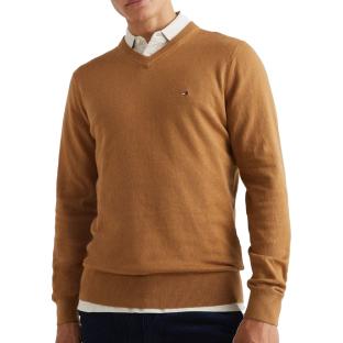 Pull Camel Homme Tommy Hilfiger Pima MW0MW28047 pas cher