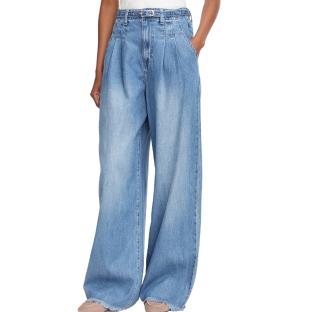 Jean Loose Bleu Femme Morgan PELIAM vue 0