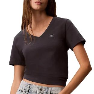 T-Shirt Gris Foncé Femme Calvin Klein Jeans Archive LV047B205G vue 0