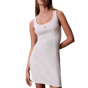 Hellgraues Damenkleid von Calvin Klein Jeans Woven Ansicht 0