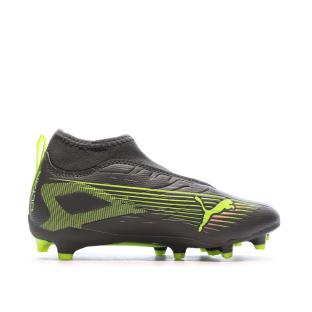 Chaussures de football Grises/Jaunes Garçon Puma Ultra 5 vue 0