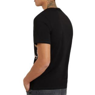 T-shirt Noir Homme Guess Vertical G-M4RI30J1314 vue 2