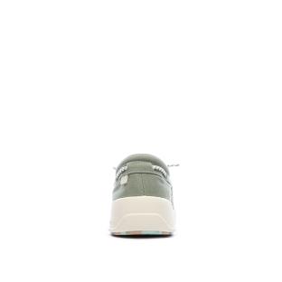 Zapatos náuticos verdes para mujer TBS de lona de algodón color arcilla ver 0