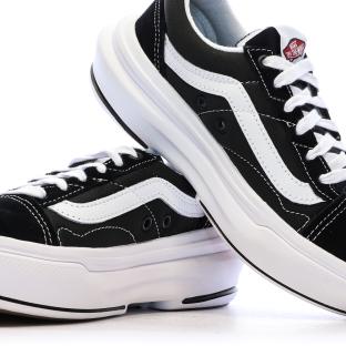 Baskets Noir/Blanc Mixte Vans Ua Old Skool Overt vue 7