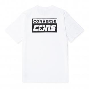 T-shirt Blanc Homme Converse Cons Graphic vue 2