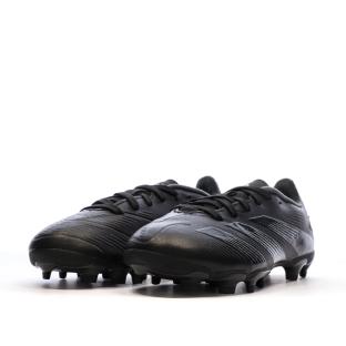 Chaussures de Foot Noires Junior Adidas Predator League MG vue 6