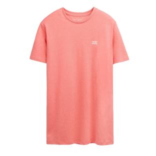 T-shirt Rose Homme Teddy Smith Total pas cher