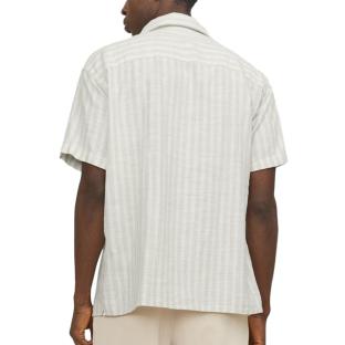 Chemise Rayure Écru/Beige Homme Jack & Jones Stripe Resort vue 2