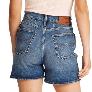 Short en Jean Bleu Femme Tommy Hilfiger Mom vue 2
