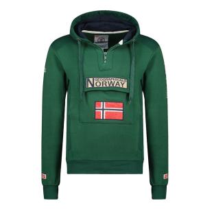 Sweat Vert Homme Geographical Norway Gymclas pas cher