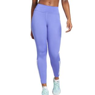 Legging Violet Femme Adidas Dailyrun 3s 7/8 vue 0