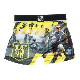 Boxer Noir/Jaune à Imprimés Garçon Freegun FOO vue 2