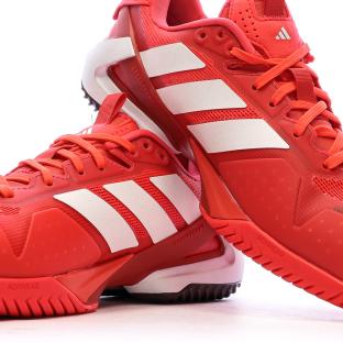 Chaussures de tennis Rouge Homme Adidas Adizero Ubersonic vue 0
