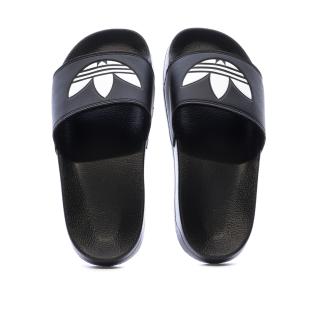 Claquettes Noires/Blanches Garçon Adidas Adilette Lite vue 3