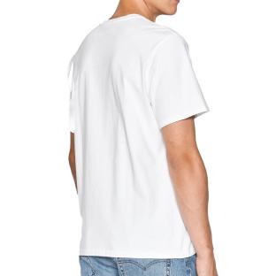 T-shirt Blanc Homme Levi's Neutrals vue 2