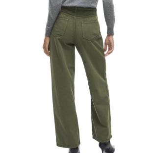 Jean Large Vert Femme Vila Vicazo Wide vue 0