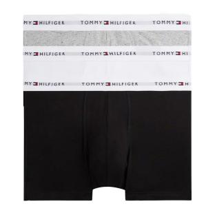 x3 Boxers Noir/Blanc/Gris Homme Tommy Hilfiger Trunk1 vue 0