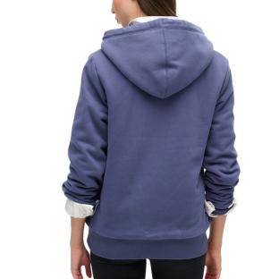 Sweat Zippé Marine Femme Superdry Borg vue 2