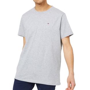 T-Shirt Gris Homme Tommy Hilfiger Slim Jersey pas cher