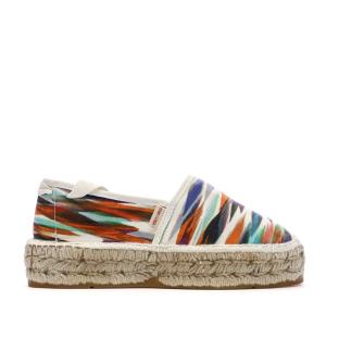 Espadrilles Blanches/Vertes Femme Pare Gabia La FÉe vue 0