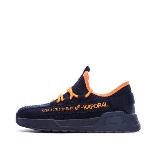 Kaporal Dofini Boys’ Navy/Orange Trainers Photo of the Espace des Marques %store% store - view of %key%