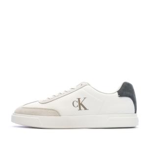 Weiße/beige Herren-Sneaker von Calvin Klein Jeans Low Prof Ansicht 0