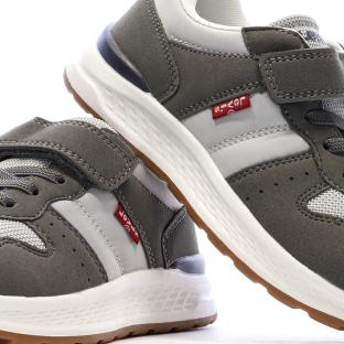 Baskets Grise Garçon Levi's Oakland vue 0