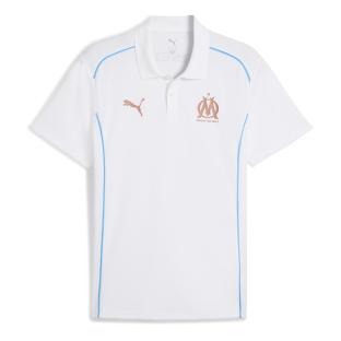 OM Polo Blanc Homme Puma pas cher