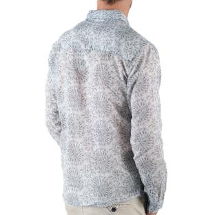 Chemise Manches Longues Blanche Homme Deeluxe Willard vue 2