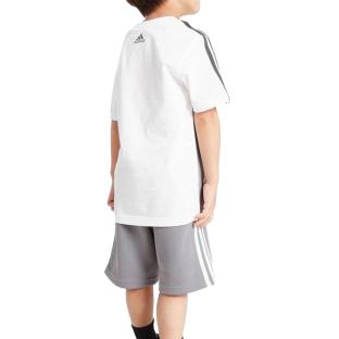 Ensemble Blanc/Gris Garçon Adidas IS6332 vue 2