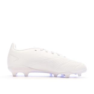Chaussures de Foot Blanches Junior Adidas Predator League FG vue 2