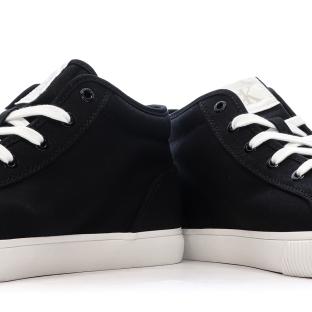Baskets Noir/Blanc Homme Calvin Klein Jeans Ess Vulc vue 7