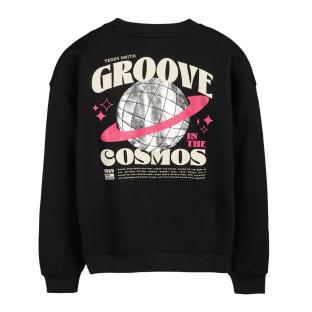 Sweat Noir Fille Teddy Smith Flow vue 2