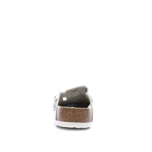 Sabots Blanc Mixte Birkenstock Boston vue 3