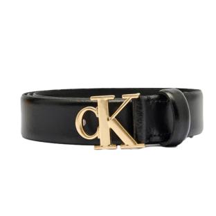 Ceinture Noire Femme Calvin Klein Jeans Buckle pas cher