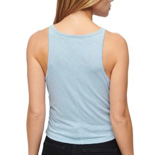 Débardeur Bleu Femme Superdry Ruched vue 2