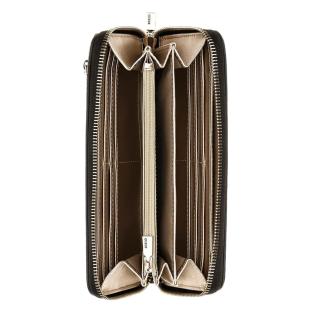 Portefeuille Marron Femme Guess Around vue 2