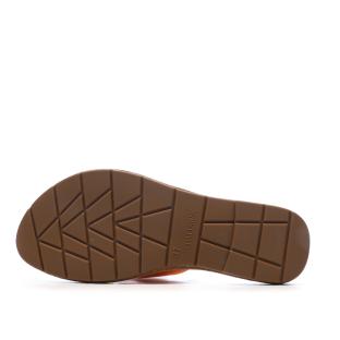 Claquettes Orange Femme Chattawak Pace vue 5