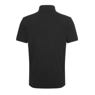 Polo Noir Homme Calvin Klein Jeans Ss Monogram Pique vue 2