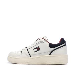 Baskets Blanche Homme Tommy Hilfiger Retro pas cher