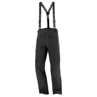 Pantalones de esquí de 3 capas negros para hombre Salomon Gore-Tex ver 0