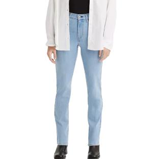 Jean 724 Bleu Délaver Clair Femme Levi's High Rise Straight 18883 vue 0