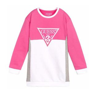 Robe Rose Fille Guess Logo pas cher