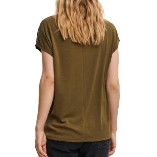 T-shirt Kaki Femme Vero Moda Bia vue 2