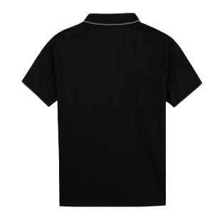 Polo Noir Homme TBS Lierre vue 0